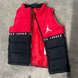 Jordan Kids Red and Black Vest
